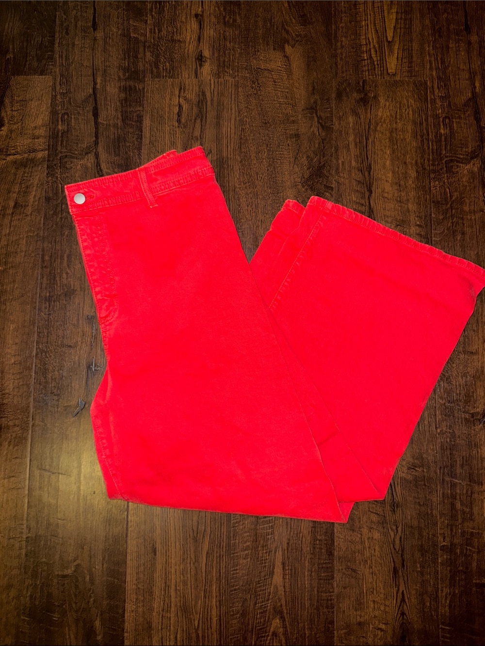 Universal Thread Red Wide Leg Jean